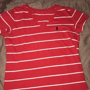 cute polo v neck t-shirt